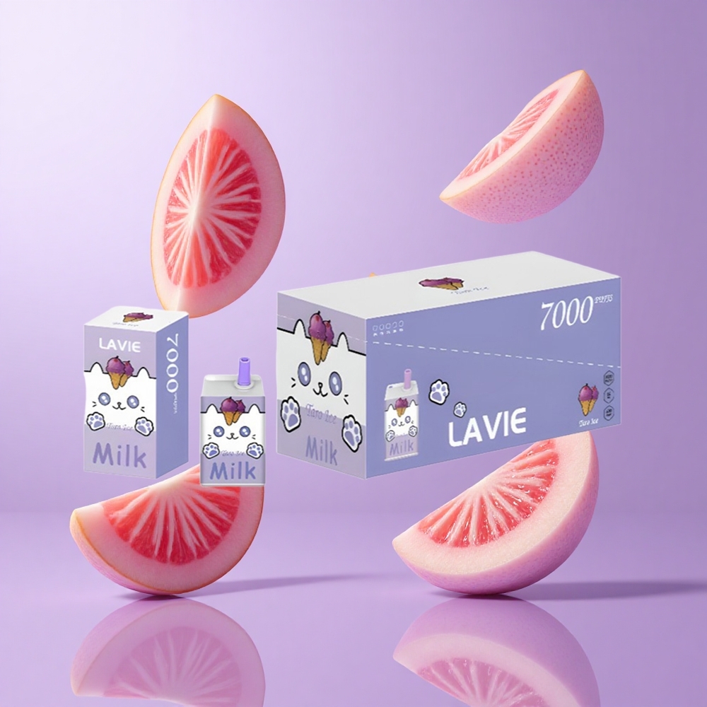 Lavie Milk 7000 Puffs Taro-Eis Deutschland großhandel E-Liquid-Kapazität: 16ML