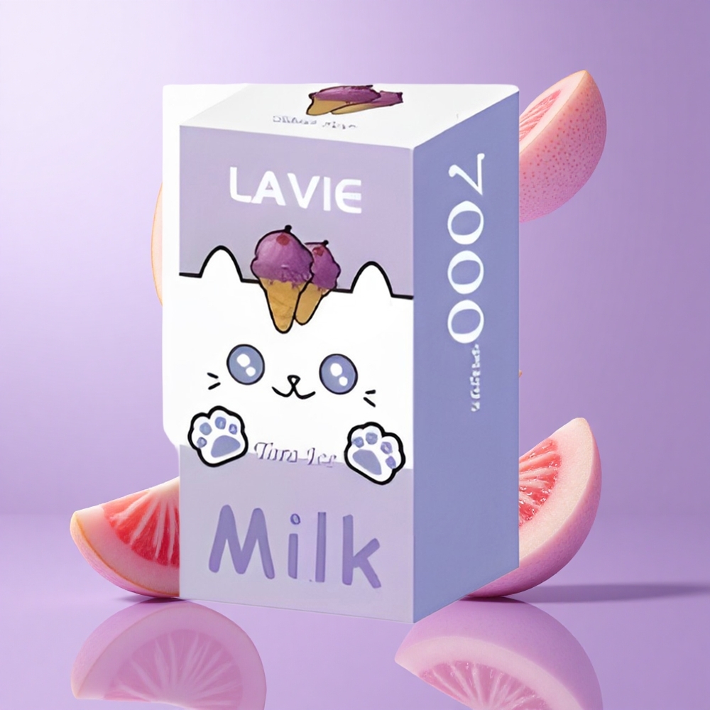 Lavie Milk 7000 Puffs Taro-Eis Deutschland großhandel E-Liquid-Kapazität: 16ML