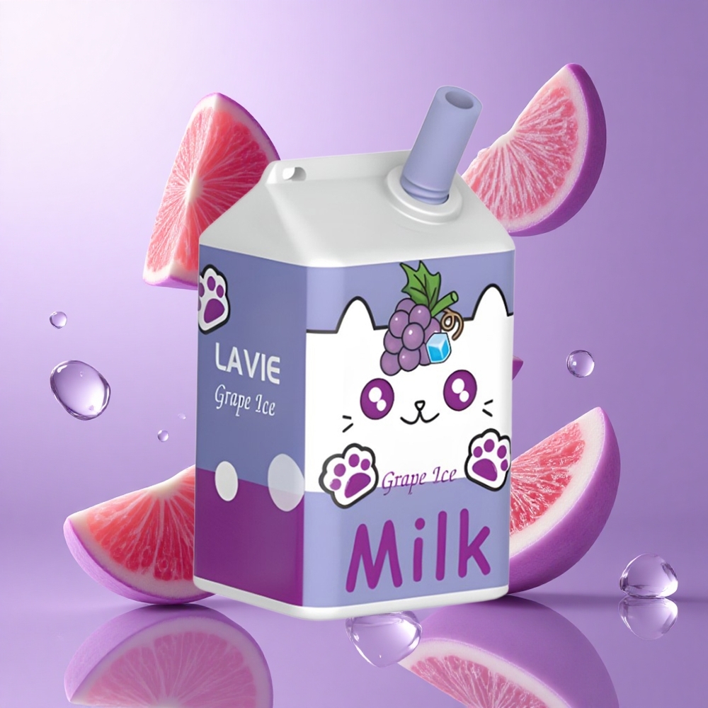 Lavie Milk 7000 Puffs Trauben-Eis Deutschland großhandel E-Liquid-Kapazität: 16ML
