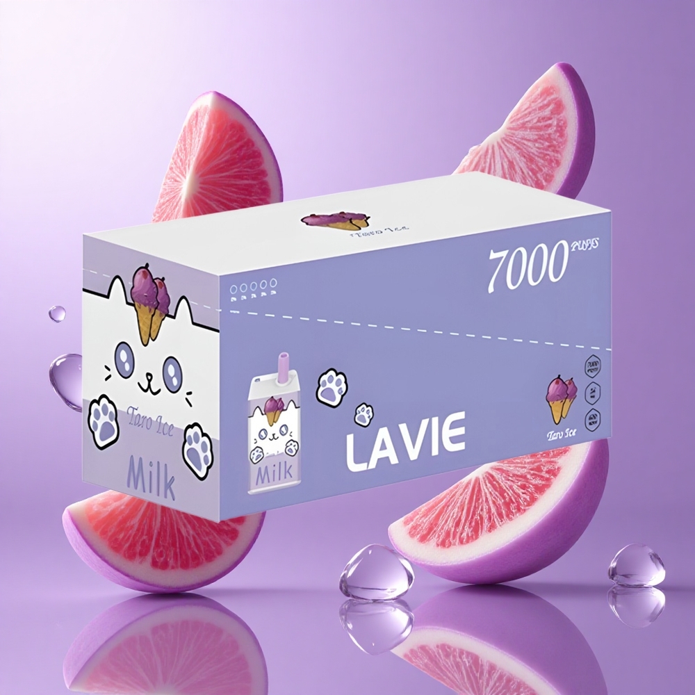 Lavie Milk 7000 Puffs Trauben-Eis Deutschland großhandel E-Liquid-Kapazität: 16ML