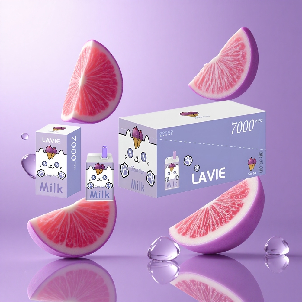 Lavie Milk 7000 Puffs Trauben-Eis Deutschland großhandel E-Liquid-Kapazität: 16ML