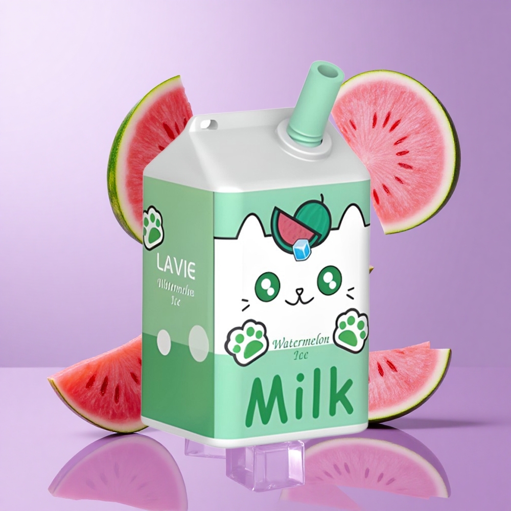 Lavie Milk 7000 Puffs Wassermelone-Eis Deutschland großhandel E-Liquid-Kapazität: 16ML