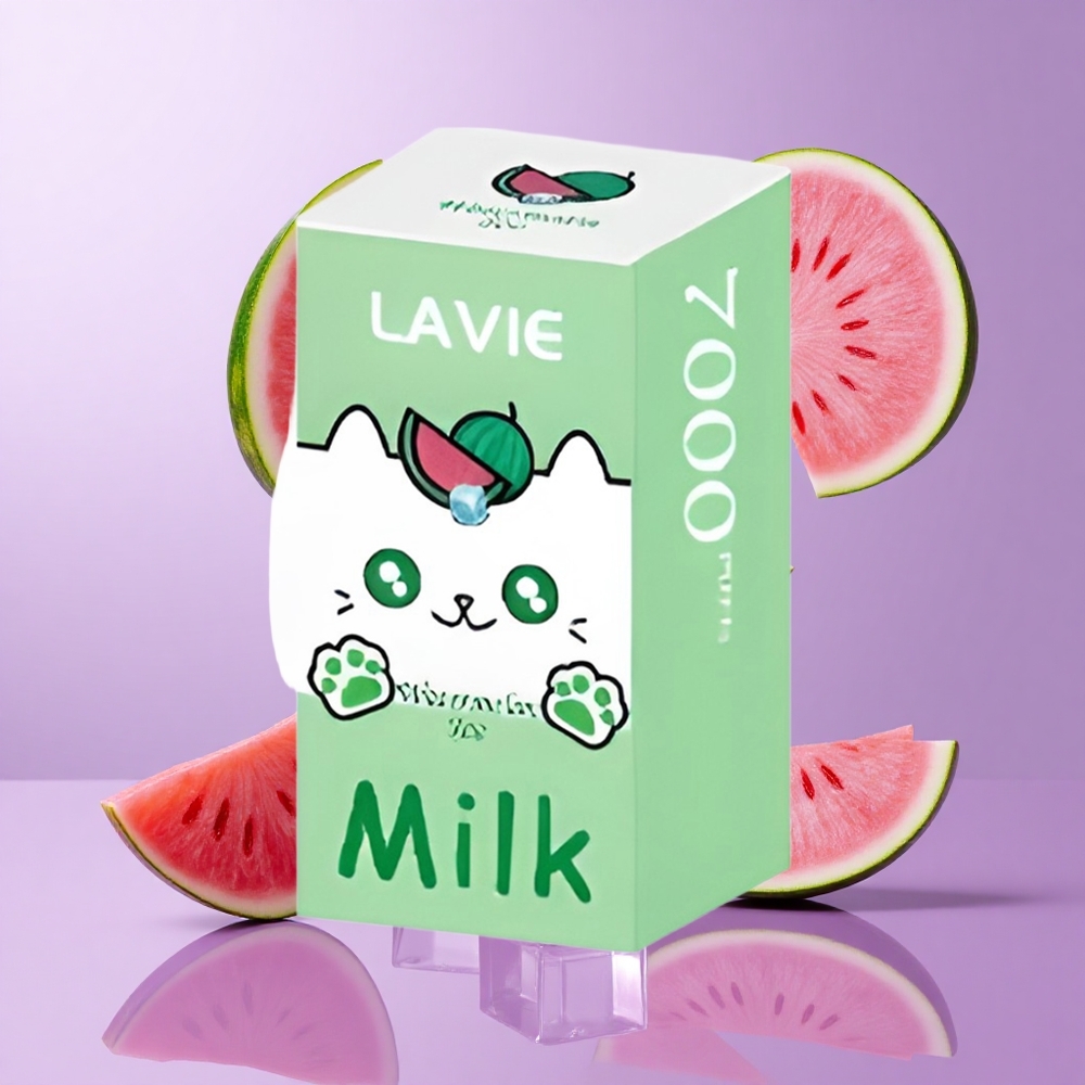 Lavie Milk 7000 Puffs Wassermelone-Eis Deutschland großhandel E-Liquid-Kapazität: 16ML