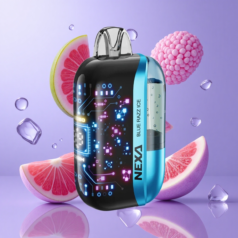 NEXA Ultra 50000 Puffs Blaue Himbeere Eis Deutschland großhandel 20ml vorgefüllte Kapazität 800mah Akkukapazität
