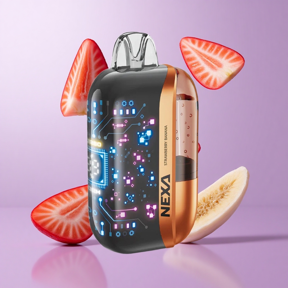 NEXA Ultra 50000 Puffs Erdbeere Banane Deutschland großhandel 20ml vorgefüllte Kapazität 800mah Akkukapazität