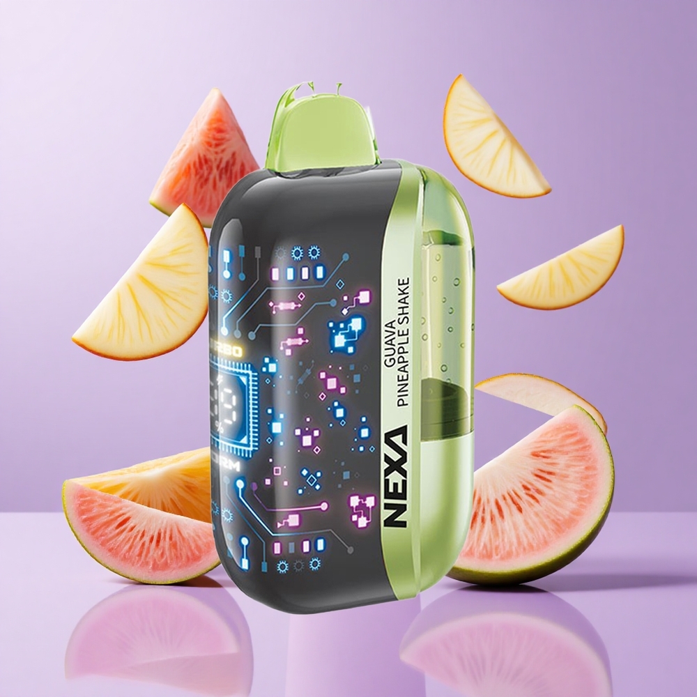 NEXA Ultra 50000 Puffs Guave Ananas Shake Deutschland großhandel 20ml vorgefüllte Kapazität