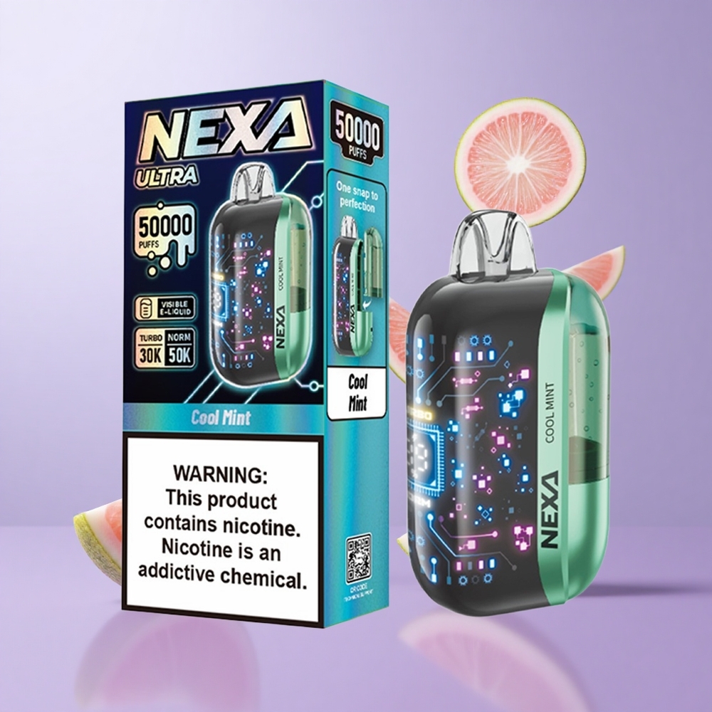 NEXA Ultra 50000 Puffs Kühle Minze Deutschland großhandel 20ml vorgefüllte Kapazität 800mah Akkukapazität