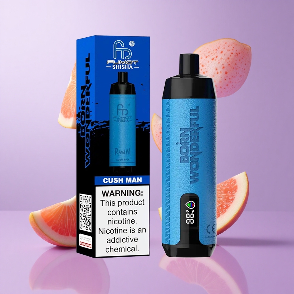 RandM Fumot Shisha 10000 Puffs Cush Man Geschmack Deutschland großhandel 18ml vorabgefüllte E-Flüssigkeit