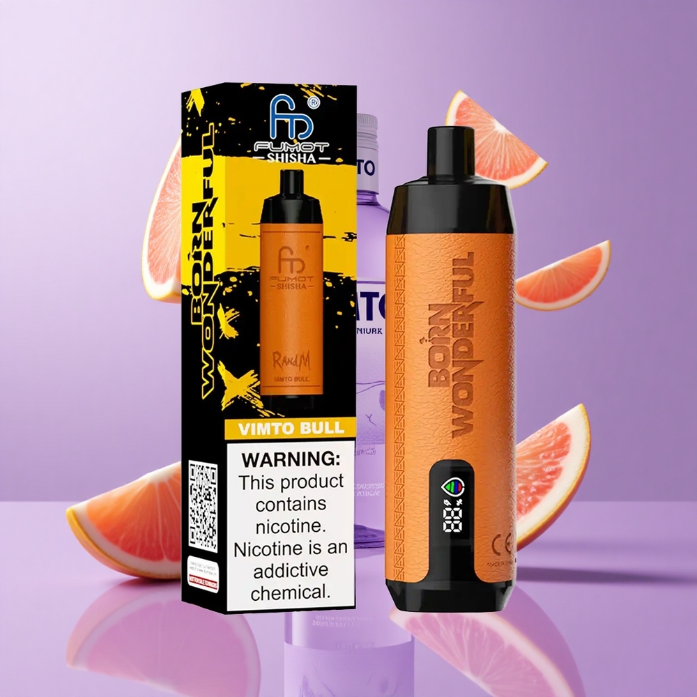 RandM Fumot Shisha 10000 Puffs Einweg-Vape Vimto Stier Deutschland großhandel 18ml vorgefülltes E-Liquid