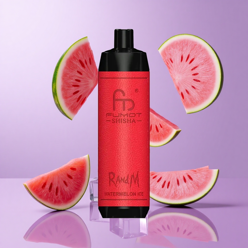 RandM Fumot Shisha 10000 Puffs Wassermelone Eis Deutschland großhandel 18ml vorgefülltes E-Liquid
