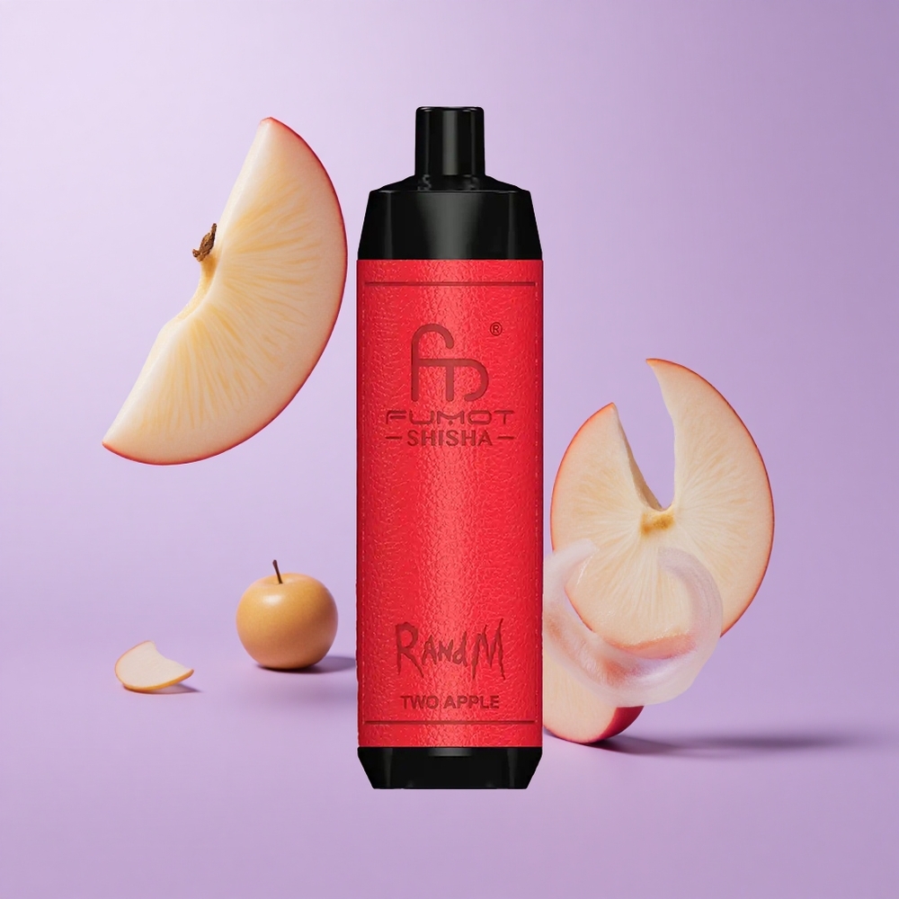 RandM Fumot Shisha 10000 Puffs Zwei Apfel Deutschland großhandel 18ml Vorgefülltes E-Liquid