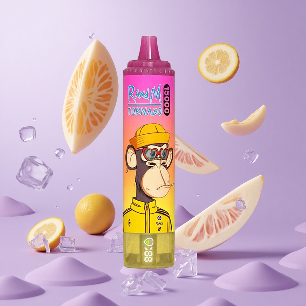 RandM Fumot Tornado 15000 Puffs Bananeneis Deutschland großhandel 25ml Flüssigkeitskapazität