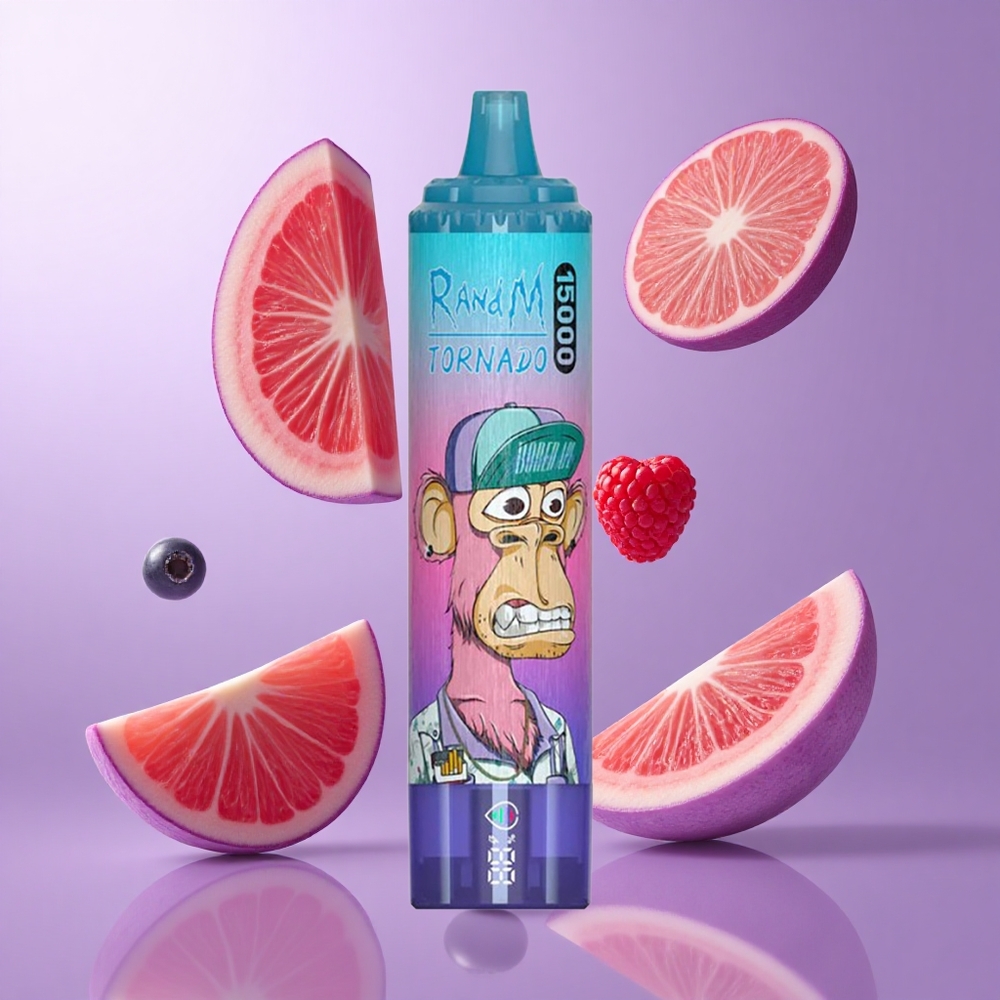 RandM Fumot Tornado 15000 Puffs Blaubeere Himbeere Deutschland großhandel 25ml Flüssigkeitskapazität