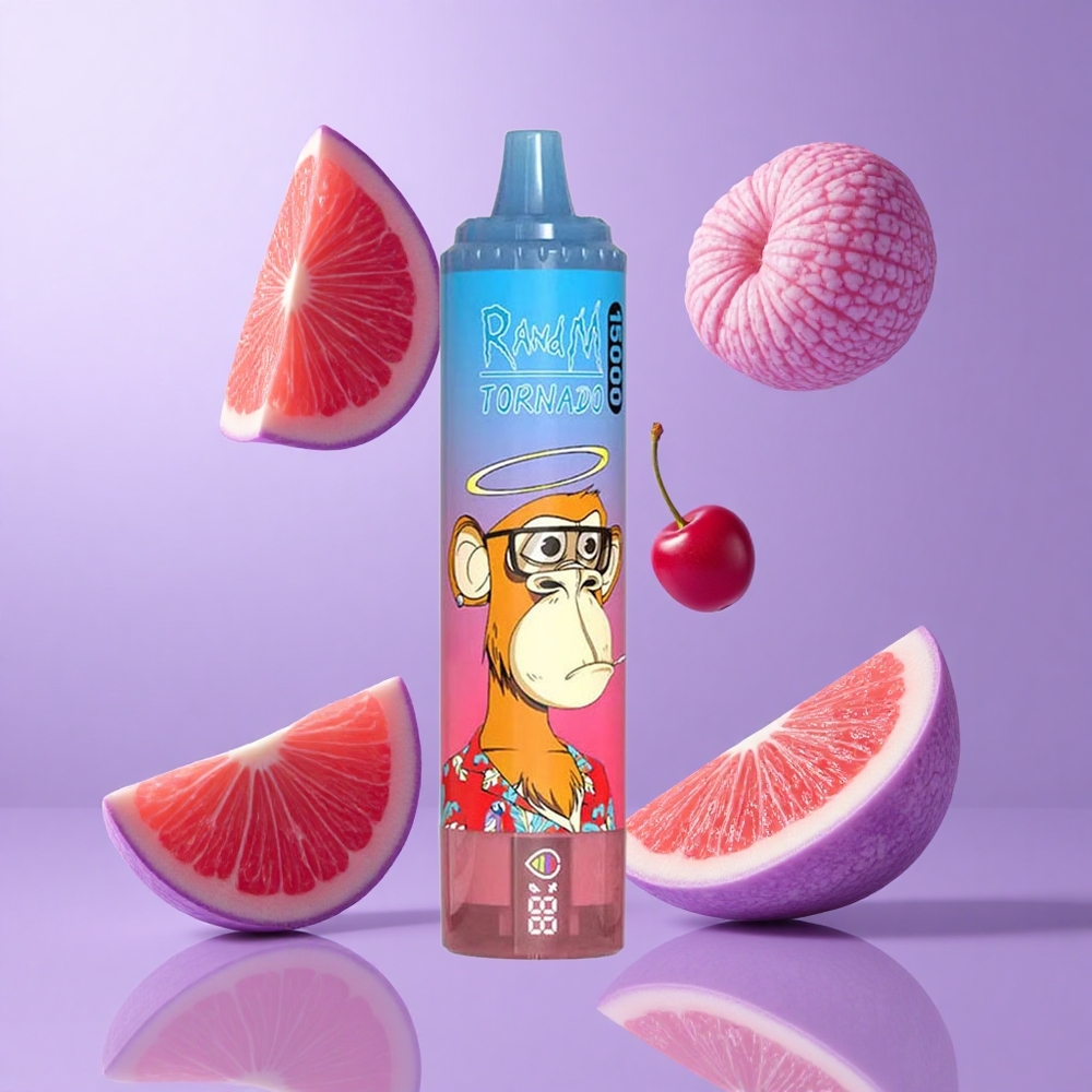 RandM Fumot Tornado 15000 Puffs Blaue Himbeere Kirsche Deutschland großhandel 25ml Flüssigkeitskapazität