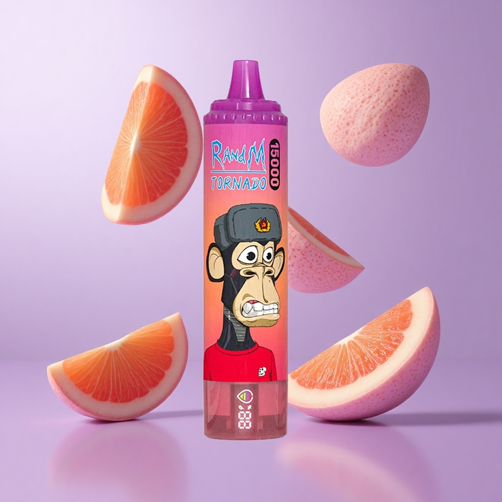 RandM Fumot Tornado 15000 Puffs Drachenfrucht Deutschland großhandel LCD-Display 25ml Flüssigkeitskapazität