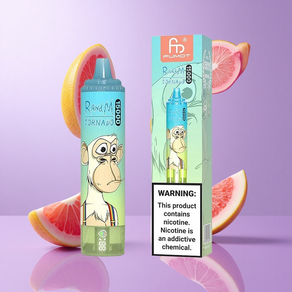 RandM Fumot Tornado 15000 Puffs Eis Pop Deutschland großhandel 25ml Flüssigkeitskapazität 850mAh Batterie