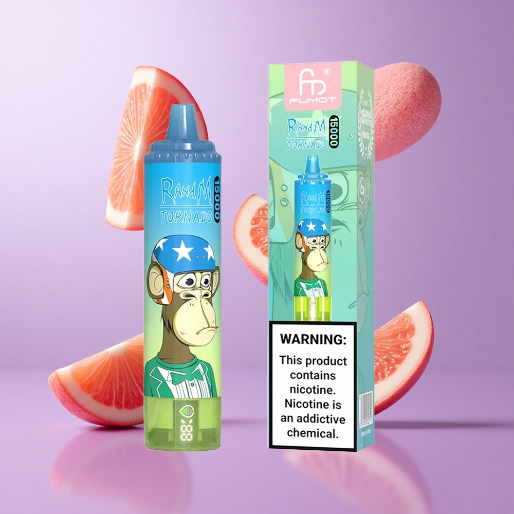 RandM Fumot Tornado 15000 Puffs Gummibärchen Deutschland großhandel 25ml Flüssigkeitskapazität