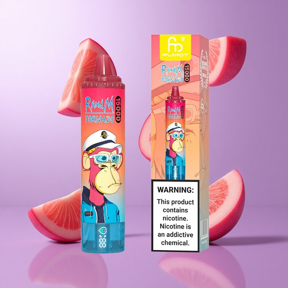 RandM Fumot Tornado 15000 Puffs Kirsche Deutschland großhandel Liquid Kapazität: 25ml