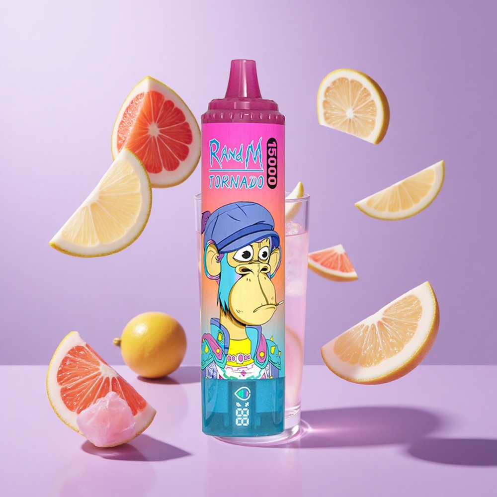 RandM Fumot Tornado 15000 Puffs Limonade Deutschland großhandel 25ml Flüssigkeitskapazität