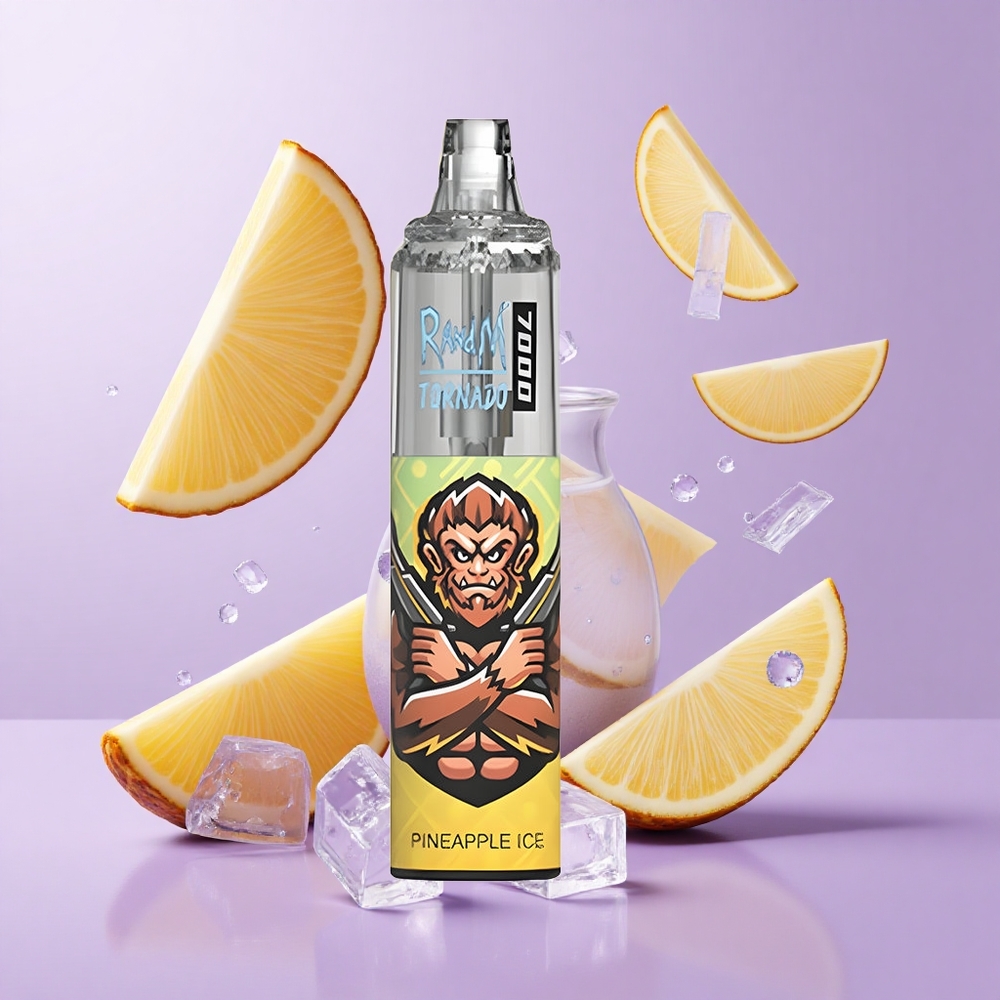 RandM Fumot Tornado 7000 Puffs Ananas Eis Deutschland großhandel 14 ML E-Liquid
