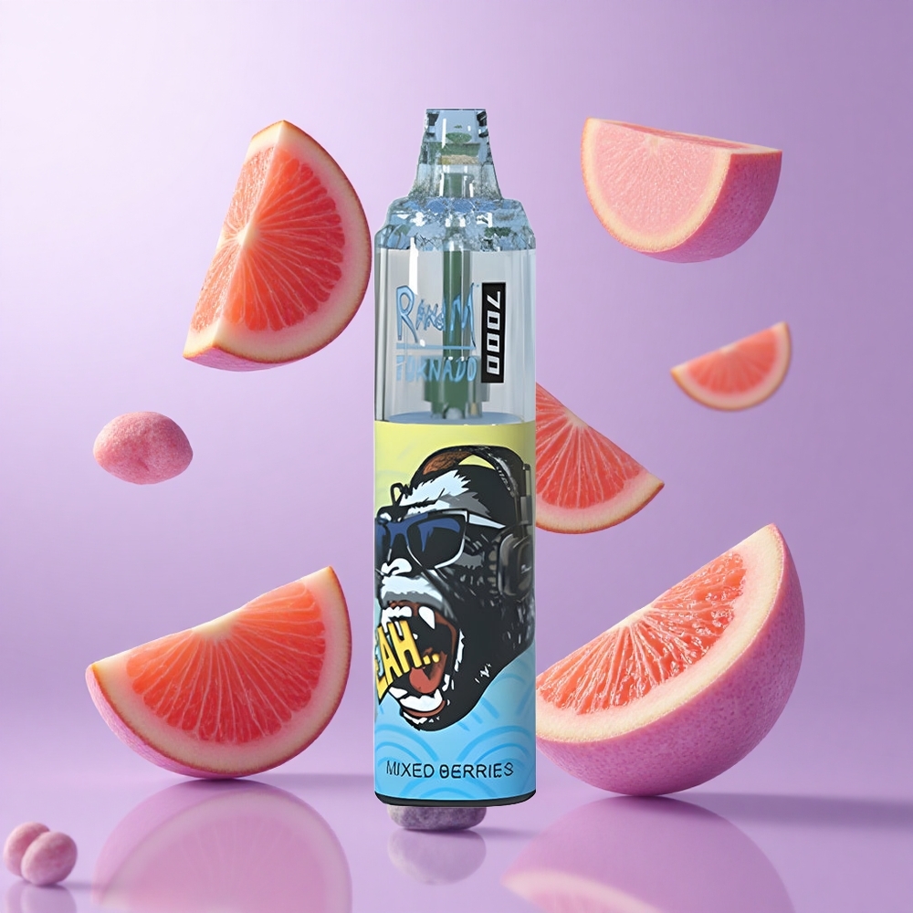 RandM Fumot Tornado 7000 Puffs Beerenmix Deutschland großhandel 14 ML E-Liquid