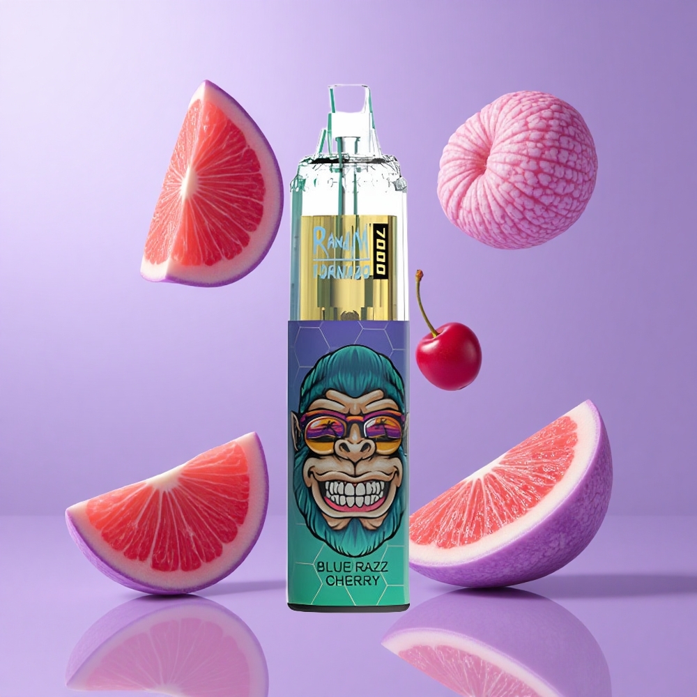 RandM Fumot Tornado 7000 Puffs Blau-Razz-Kirsche Deutschland großhandel 14 ML E-Liquid