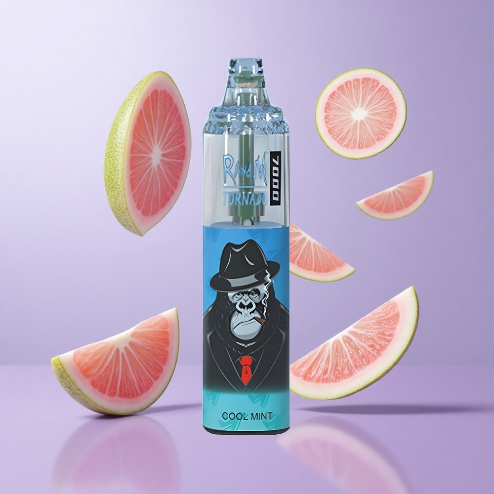 RandM Fumot Tornado 7000 Puffs Cool Minze Deutschland großhandel 14 ML E-Liquid