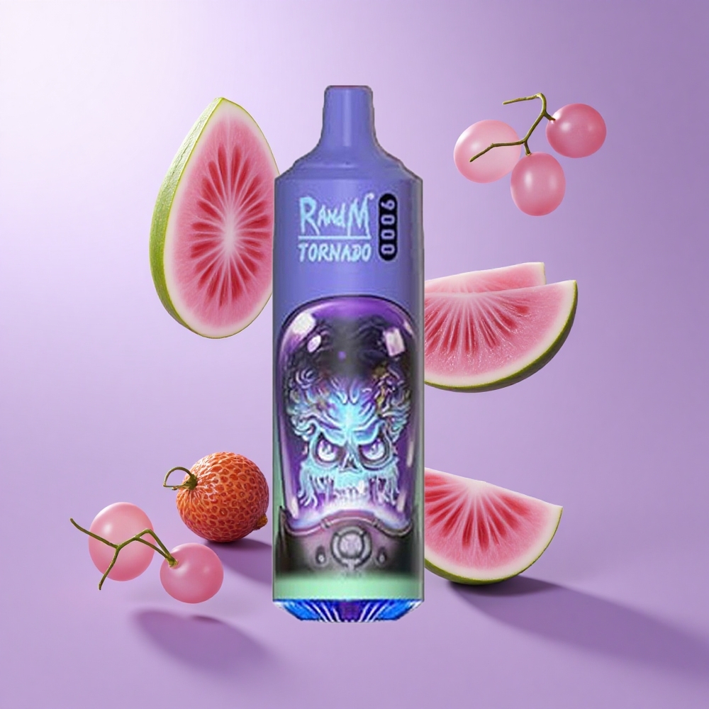 RandM Fumot Tornado 9000 Puffs Aloe Traube Deutschland großhandel 18 mL E-Liquid Kapazität