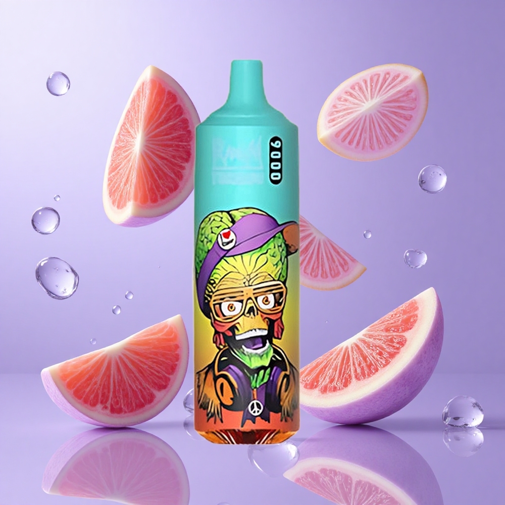 RandM Fumot Tornado 9000 Puffs Blauisierter Eisgeschmack Deutschland großhandel 18 mL E-Liquid Kapazität
