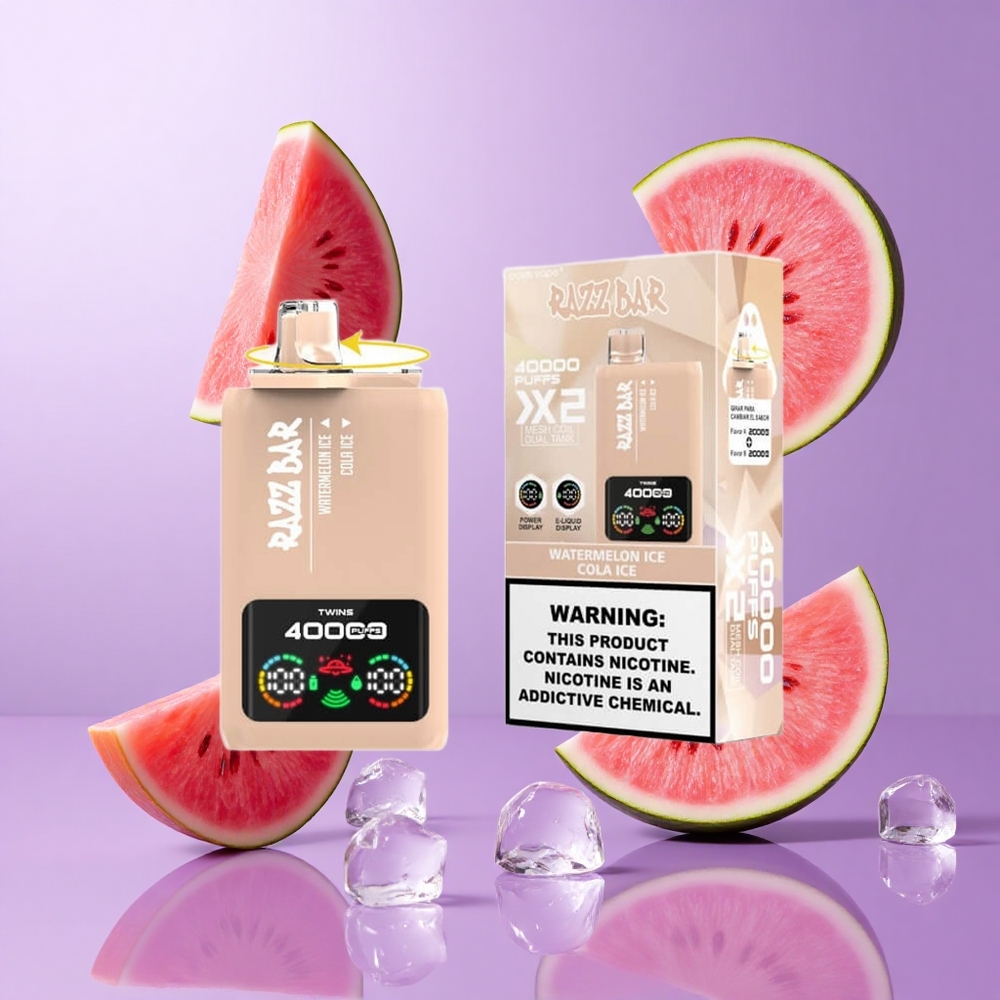Razz Bar 40000 Puffs Wassermelone Eis_Cola Eis Deutschland großhandel 1,0 Ohm 2 Mesh Coil