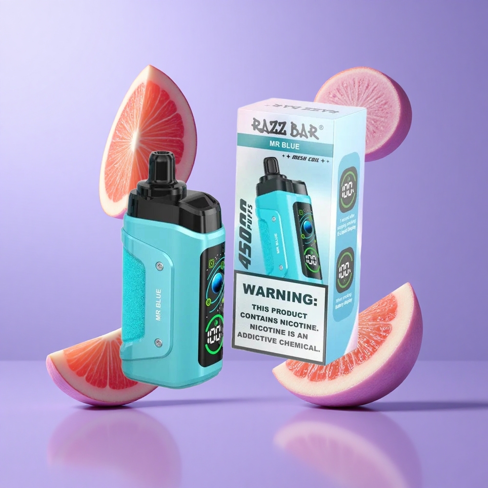 Razz Bar 45000 Puffs Einweg-Vape Herr Blau Deutschland großhandel 20 mg/ml Nikotingehalt