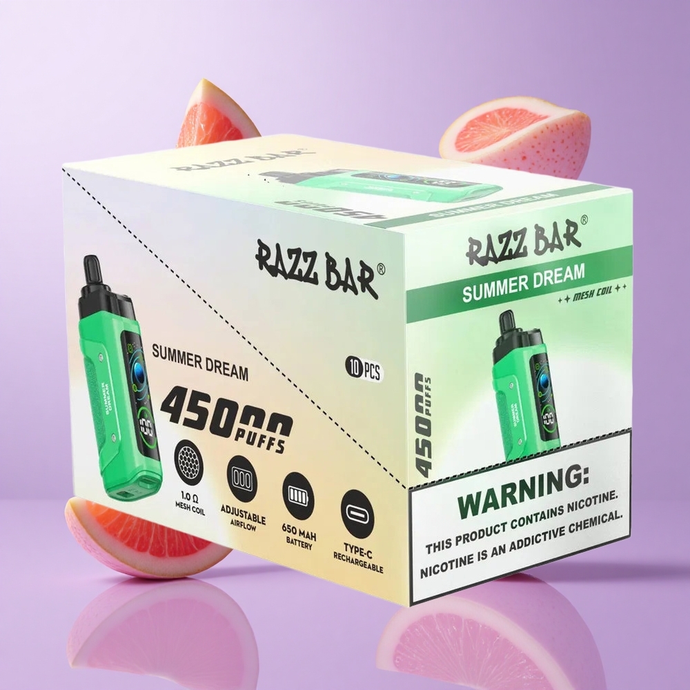 Razz Bar 45000 Puffs Sommer Traum Deutschland großhandel 1,0 Ohm Mesh Coil