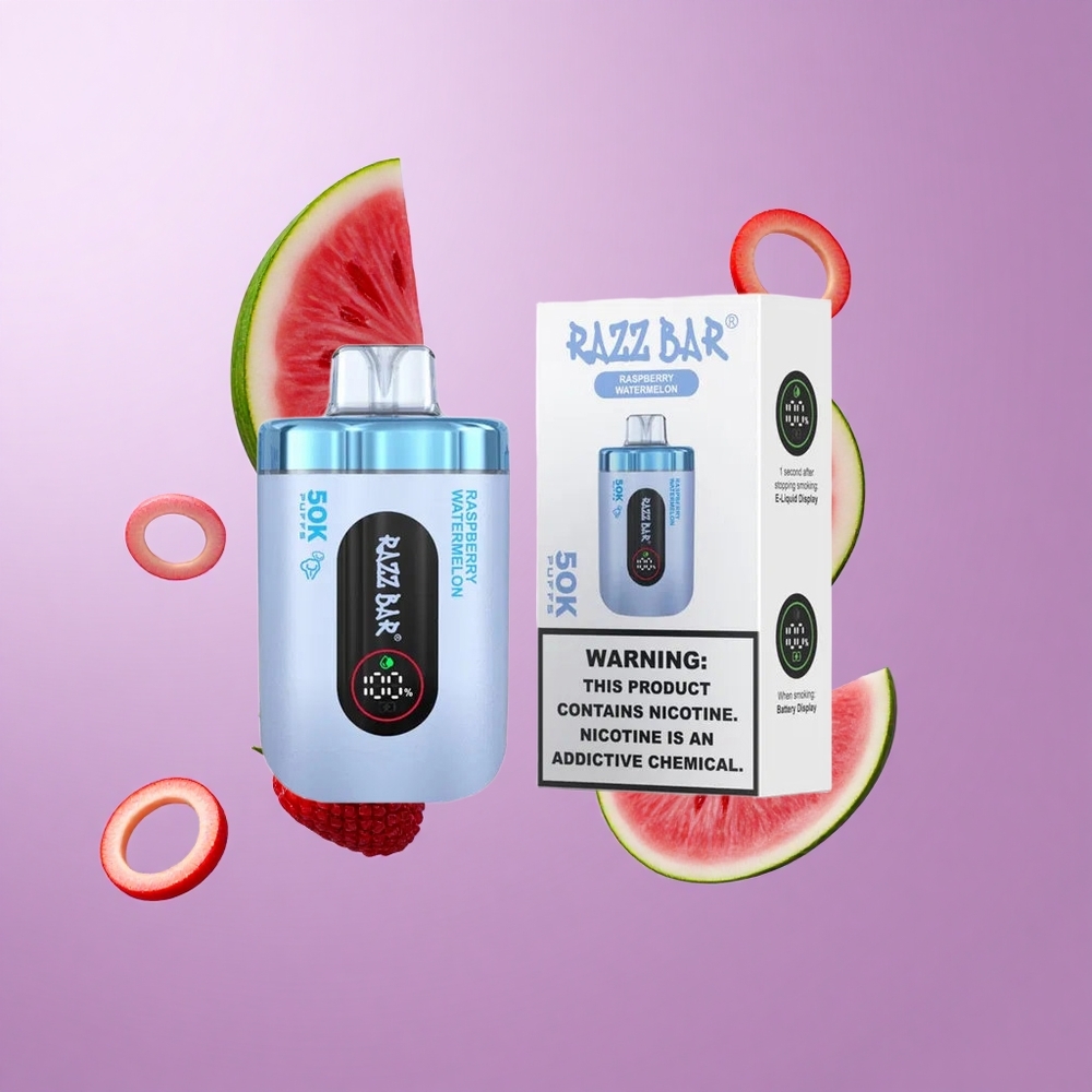Razz Bar 50000 Puffs Himbeere Wassermelone Deutschland großhandel Typ-C wiederaufladbar