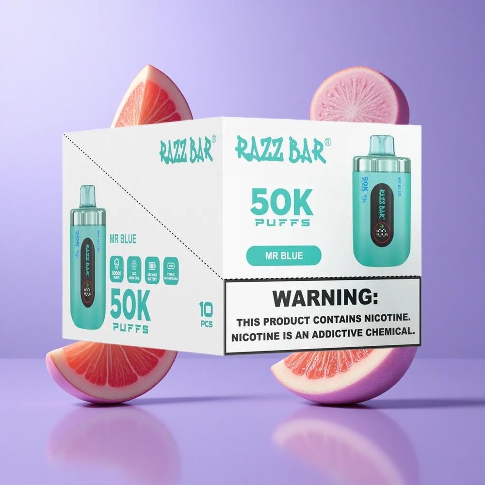 Razz Bar 50K Puffs Blau Deutschland großhandel 1.0 Ohm Mesh Coil