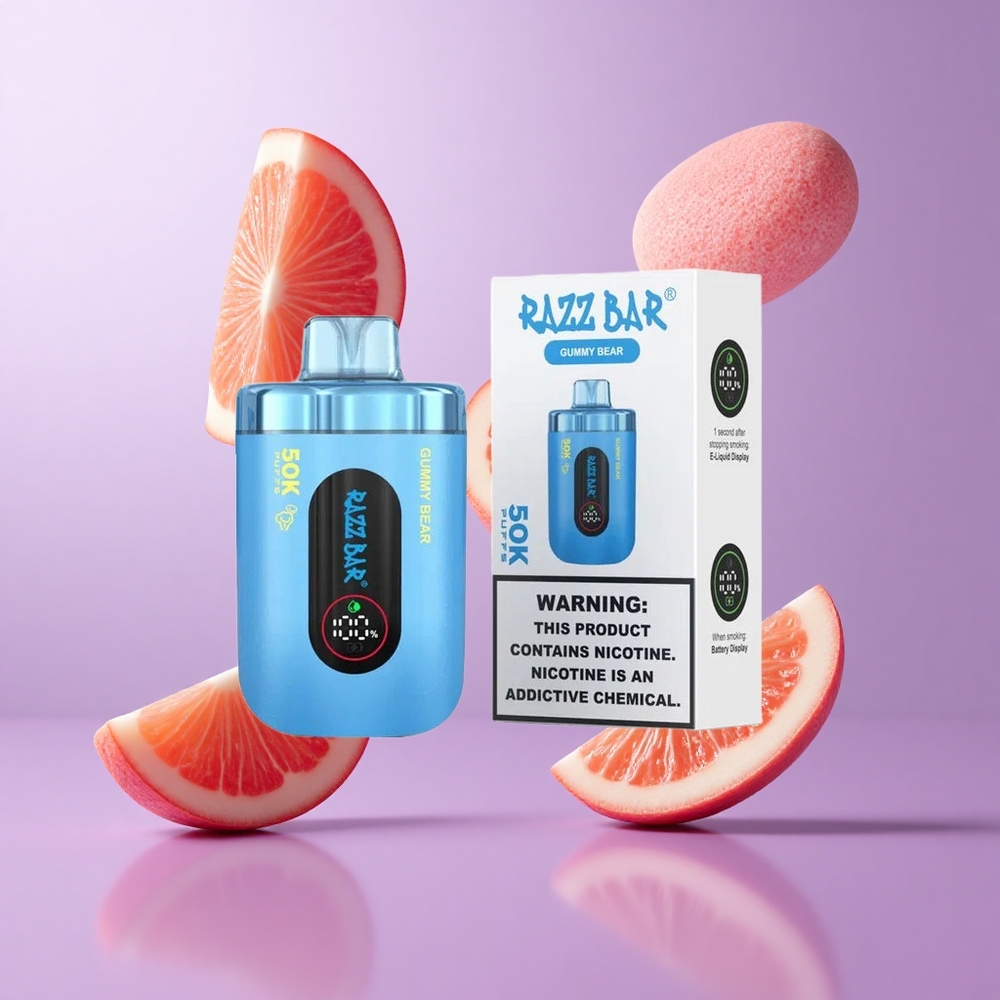 Razz Bar 50K Puffs Gummibärchen Deutschland großhandel 1,0 Ohm Mesh Coil