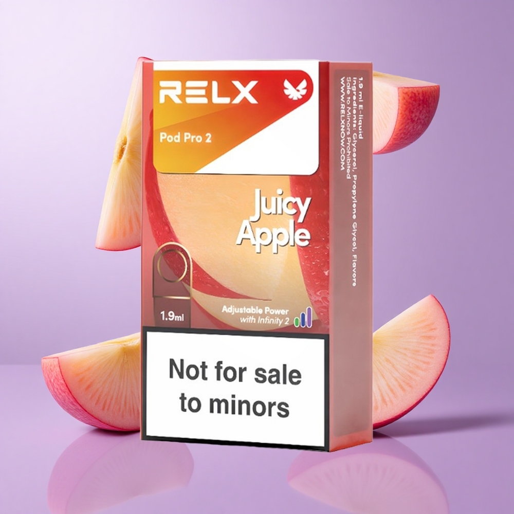 RELX Pod Pro 2 600 Puffs Saftiger Apfel Deutschland großhandel Vape Kapazität: 1,9ml