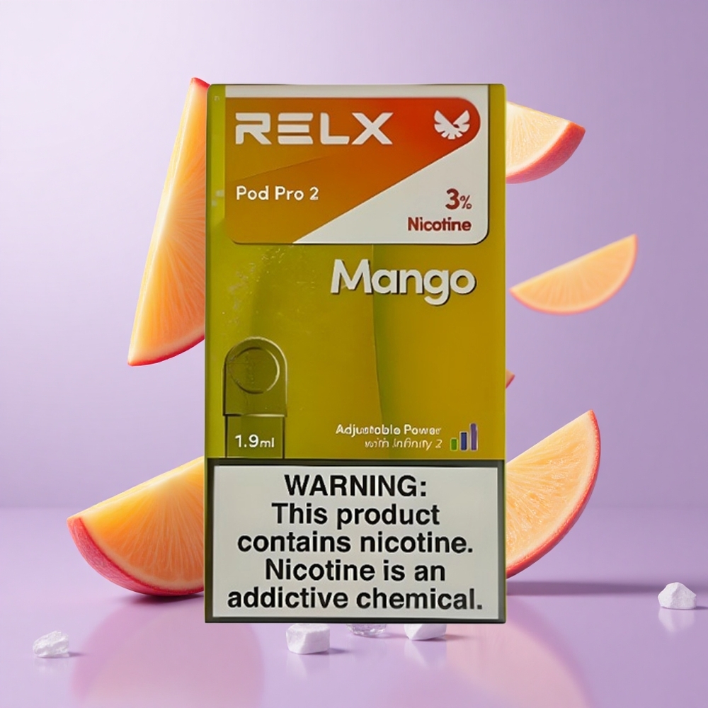 Relx Pod Pro 2 600 Puffs Mango Eis Deutschland großhandel Nikotingehalt: 3%
