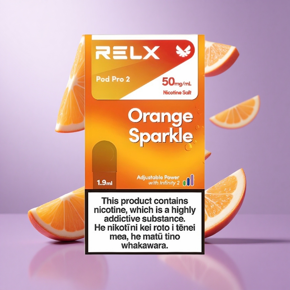 Relx Pod Pro 2 600 Puffs Orange Funkeln Deutschland großhandel Nikotingehalt: 5%