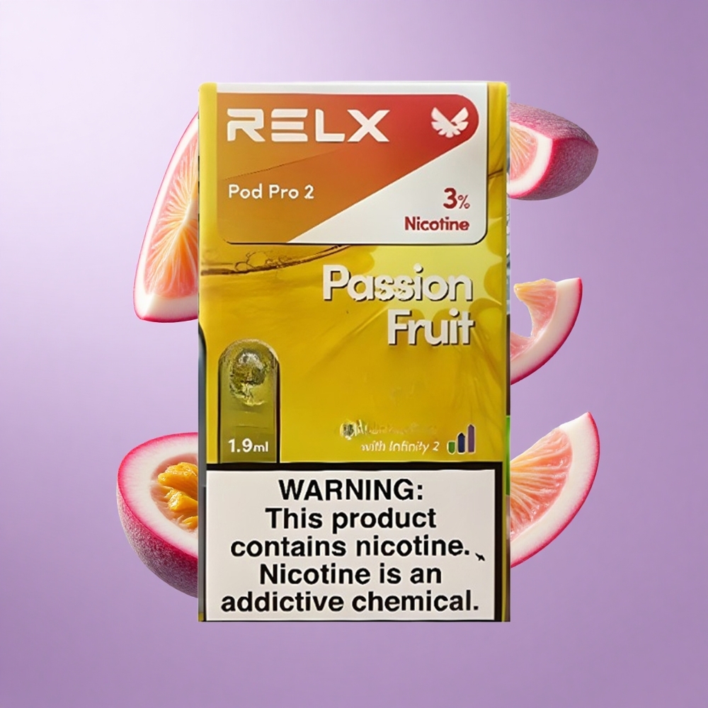 Relx Pod Pro 2 600 Puffs Passionsfrucht Deutschland großhandel Nikotingehalt: 3%