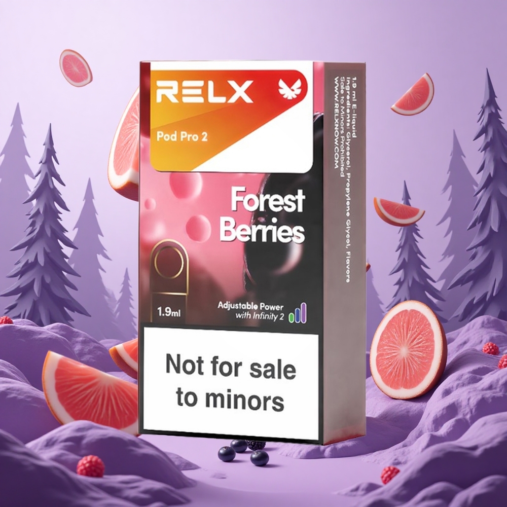 Relx Pod Pro 2 600 Puffs Waldbeeren Deutschland großhandel Nikotingehalt: 0%