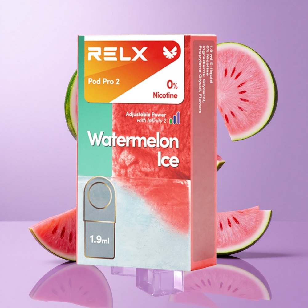 Relx Pod Pro 2 600 Puffs Wassermelone Eis Deutschland großhandel Nikotingehalt: 0%