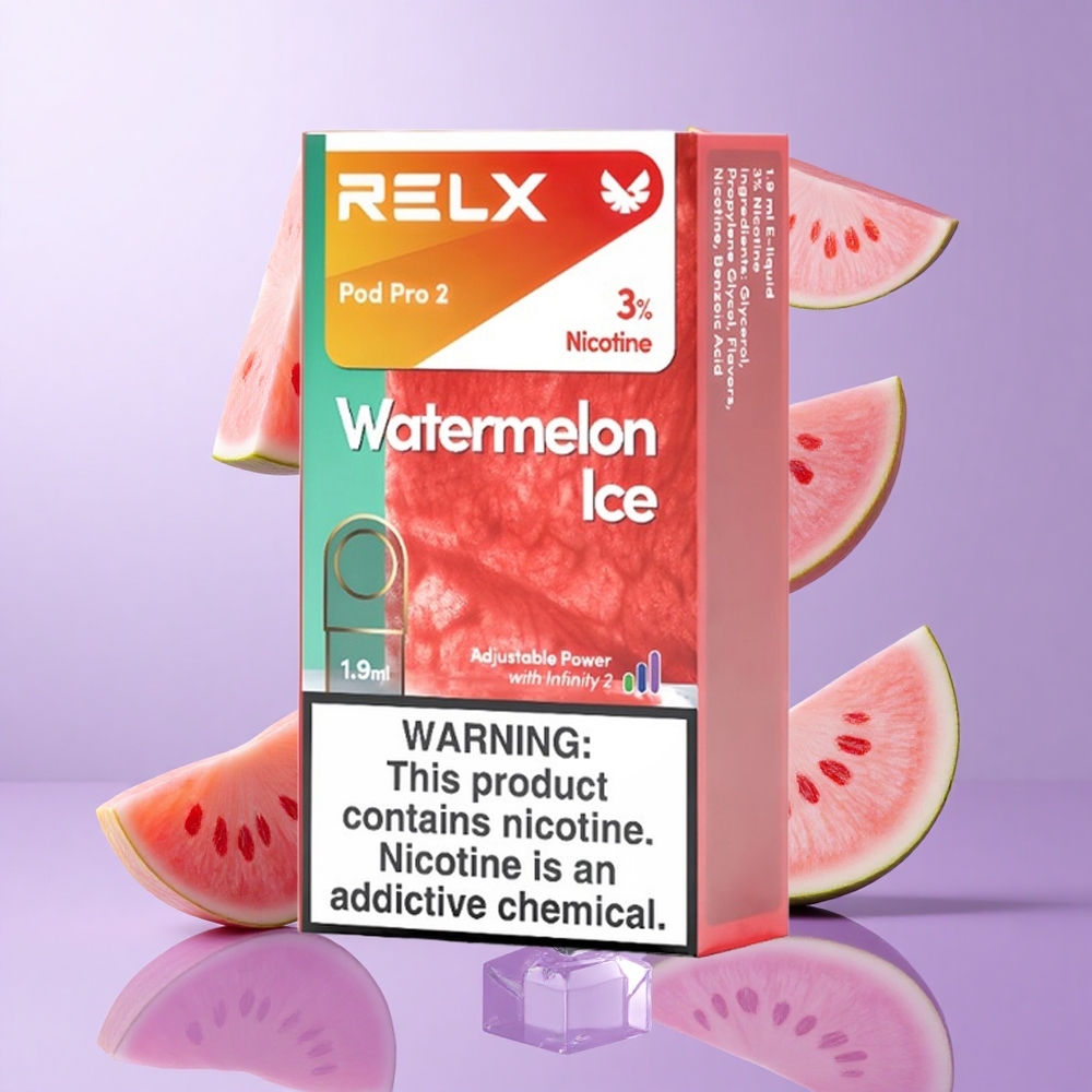 Relx Pod Pro 2 600 Puffs Wassermelone Eis Deutschland großhandel Nikotingehalt: 3%