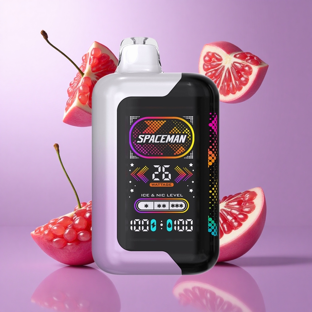 SMOK SPACEMAN SP40000 40000 Puffs Kirsche Granatapfel Deutschland großhandel Integrierte Akkukapazität: 1000mAh