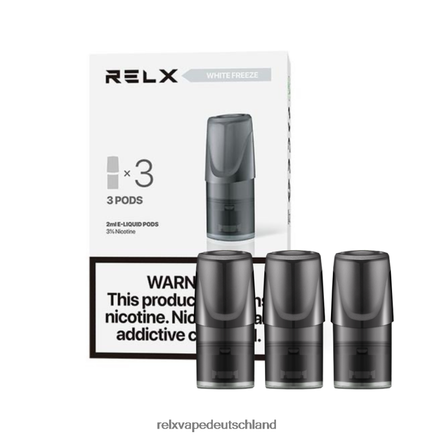 weißer, eisiger Schneematsch RELX Classic Schoten - RELX vape Deutschland IUT8R134