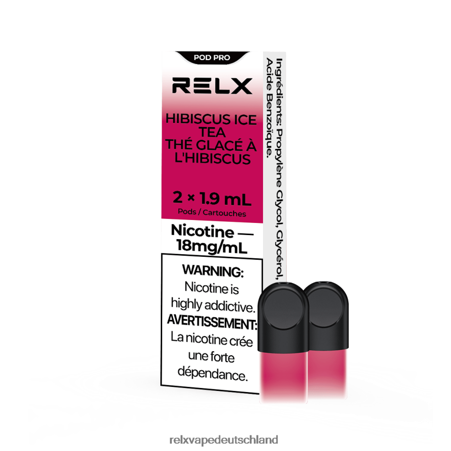 Hibiskus-Eistee RELX Pod Pro – 2 Pods - RELX Deutschland IUT8R15
