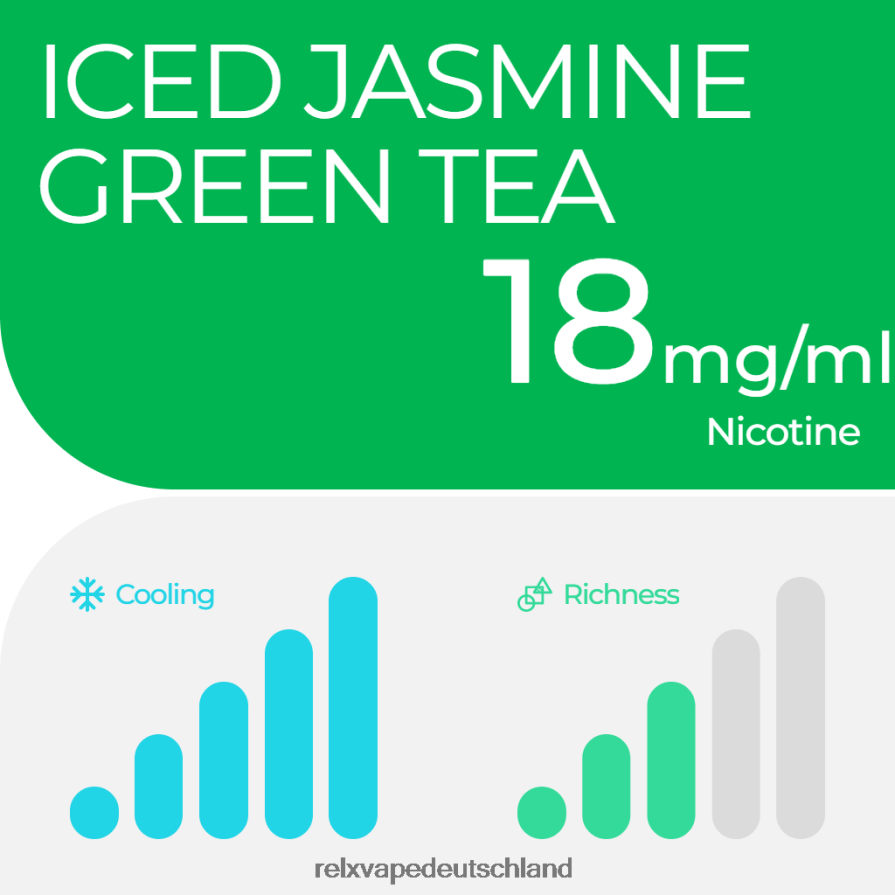 eisgekühlter grüner Jasmintee RELX Pod Pro – 2 Pods - RELX vape Deutschland IUT8R13