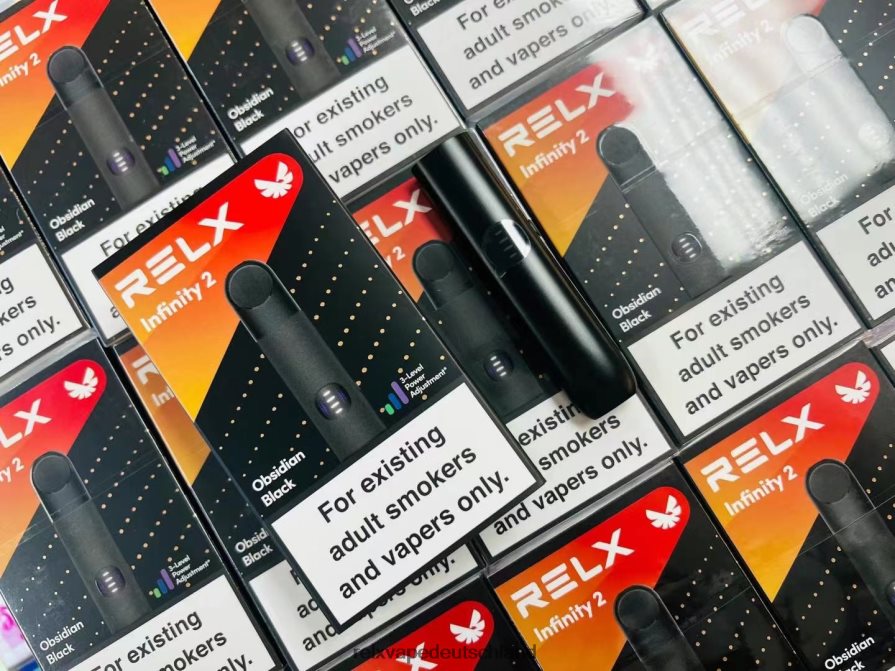 Obsidianschwarz RELX Infinity 2 Vape-Gerät - RELX Deutschland IUT8R66